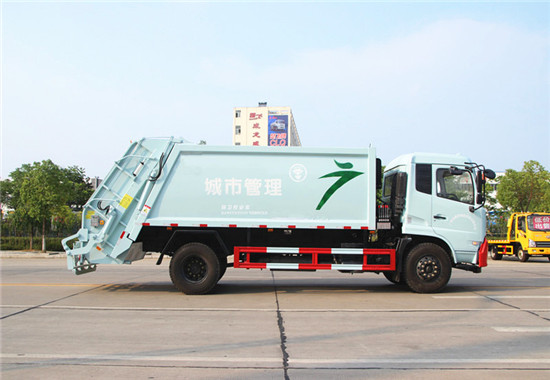 東風天錦壓縮式垃圾車︱12噸壓縮式垃圾車圖片